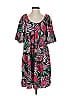 Corey Lynn Calter 100% Rayon Paisley Pink Green Casual Dress Size S - photo 1
