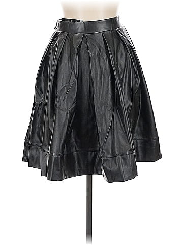 Bebe Faux Leather Skirt (view 2)