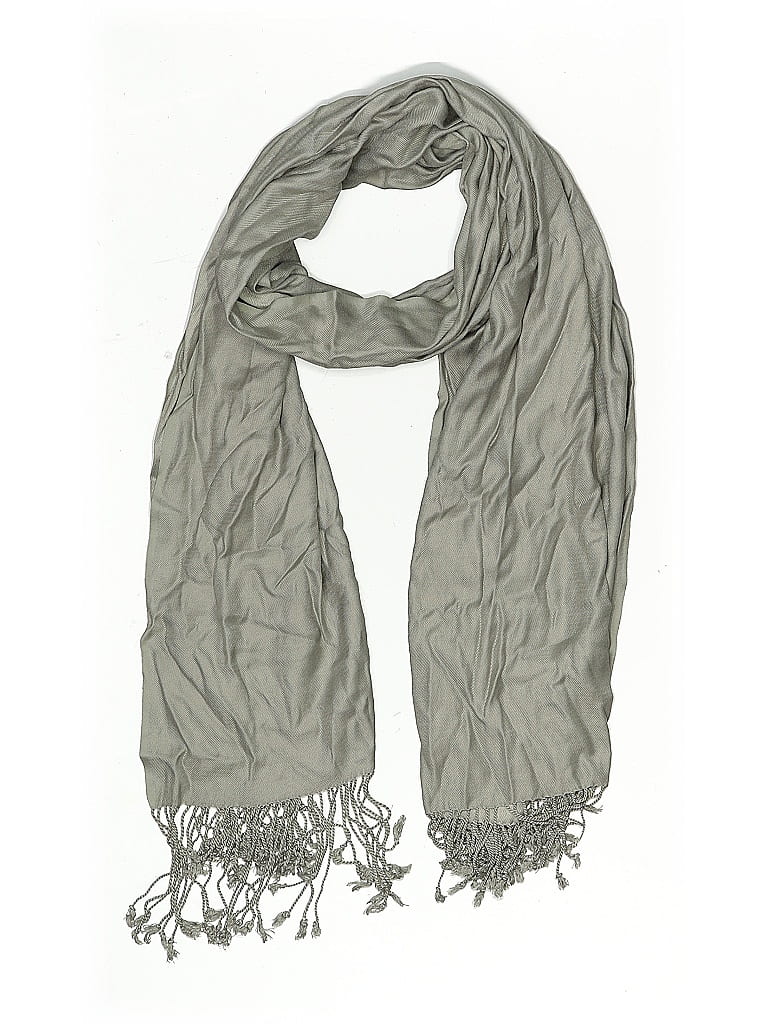Pre-owned Jones New York Scarf In Gray