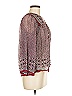 Assorted Brands 100% Cotton Burgundy Long Sleeve Blouse Size M - photo 4