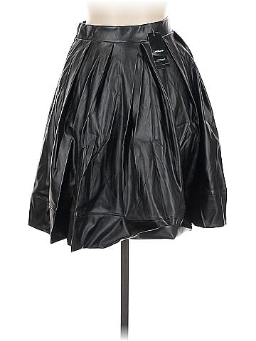 Bebe Faux Leather Skirt (view 2)