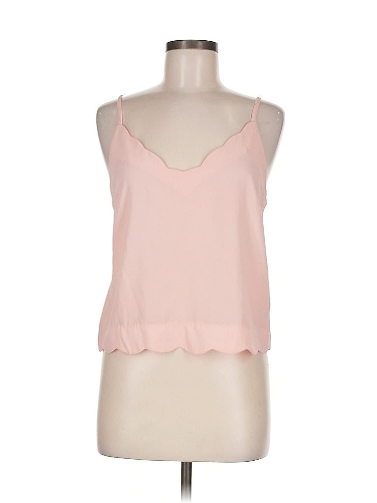 Pre-owned Lush Tank Top Pink Halter Neckline Tops
