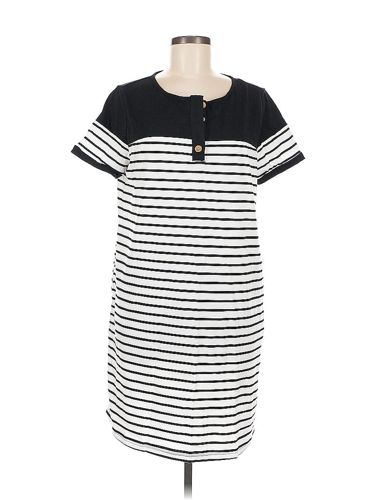 Pre-owned Shein Casual Dress In Black