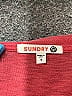 Sundry 100% Pima Cotton Red 3/4 Sleeve T-Shirt Size Sm (1) - photo 7