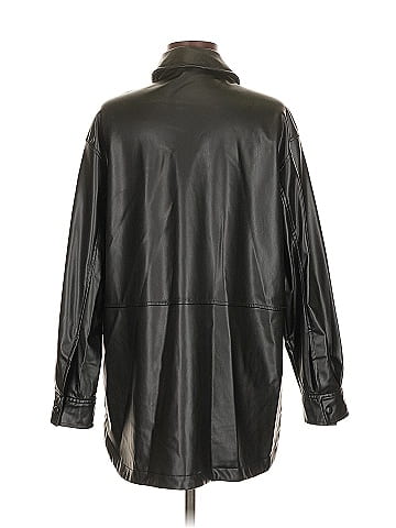 Zara Faux Leather Jacket (view 2)