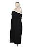 Ella Moss Solid Black Cocktail Dress Size M - photo 5
