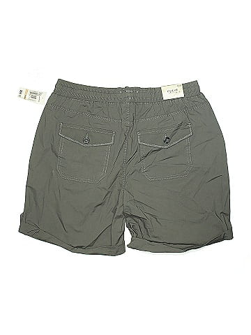 Curve Appeal Khaki Shorts (view 2)