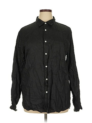 Zara Long Sleeve Button-Down Shirt (view 1)