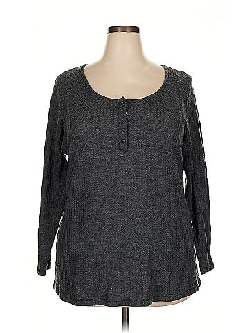 Torrid Long Sleeve Henley (view 1)