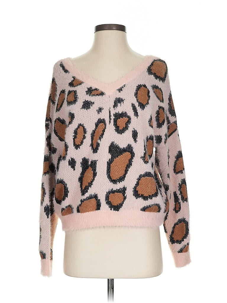 Pre-owned Assorted Brands Pullover Sweater In Pink