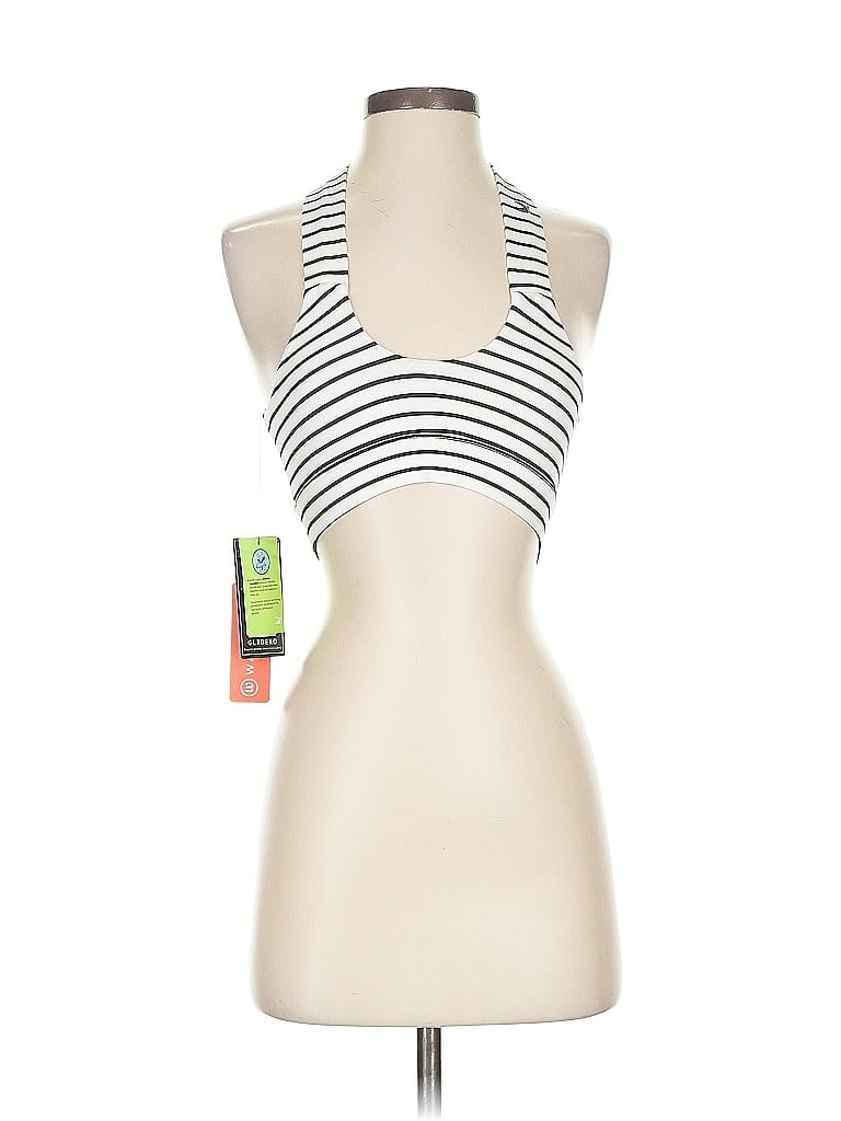 Pre-owned Glyder Tank Top White Halter Neckline Tops