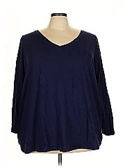 Woman Within 3/4 Sleeve T Shirt