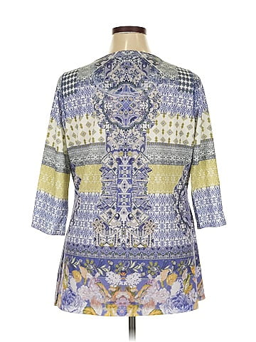 One World 3/4 Sleeve Blouse (view 2)