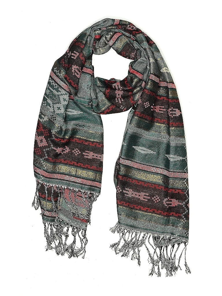 Pre-owned Unbranded Scarf In Blue