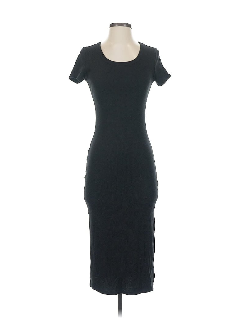 No Boundaries Solid Black Casual Dress Size S - photo 1