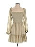 Wilfred 100% Polyester Ivory Casual Dress Size S