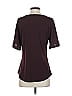 7th Avenue Design Studio New York & Company Burgundy Short Sleeve Top Size S - photo 2