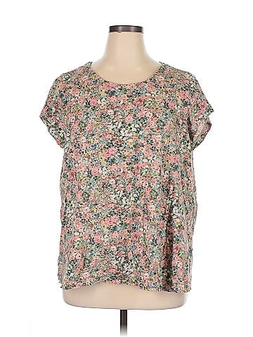 Ellos Short Sleeve Blouse (view 1)