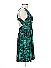 Moda International Tropical Teal Cocktail Dress Size S - photo 4