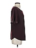 7th Avenue Design Studio New York & Company Burgundy Short Sleeve Top Size S - photo 3