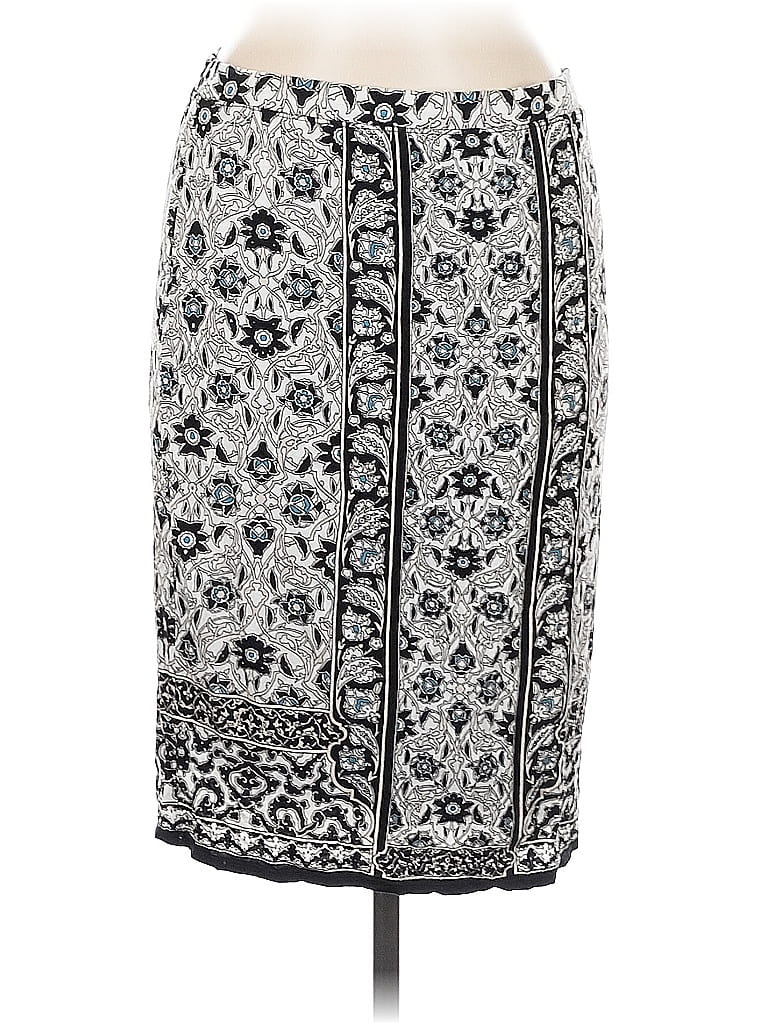Pre-owned Max Studio Casual Skirt In Silver