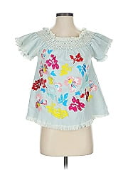 Tanya Taylor Short Sleeve Blouse