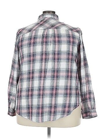 DressBarn Long Sleeve Button-Down Shirt (view 2)