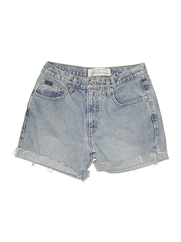 Pre-owned Express Denim Shorts In Blue