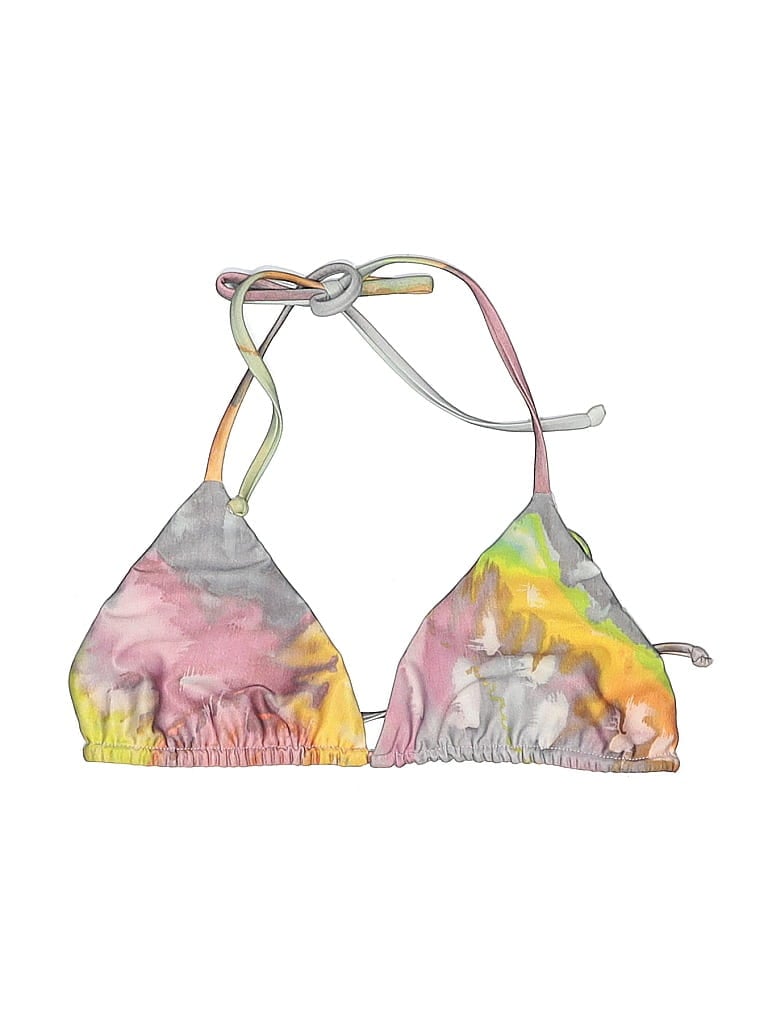 Mara Hoffman Tie-dye Yellow Pink Swimsuit Top Size XS (estimated) - photo 1