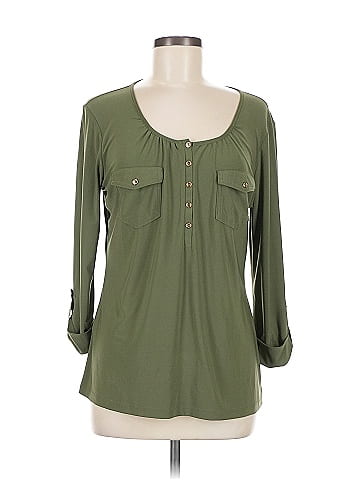 DressBarn Long Sleeve Blouse (view 1)