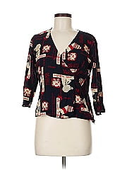Doncaster Collection 3/4 Sleeve Silk Top