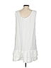 Pablo 100% Polyester Solid White Casual Dress Size (2) - photo 4