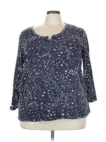 Woman Within 3/4 Sleeve Blouse (view 1)