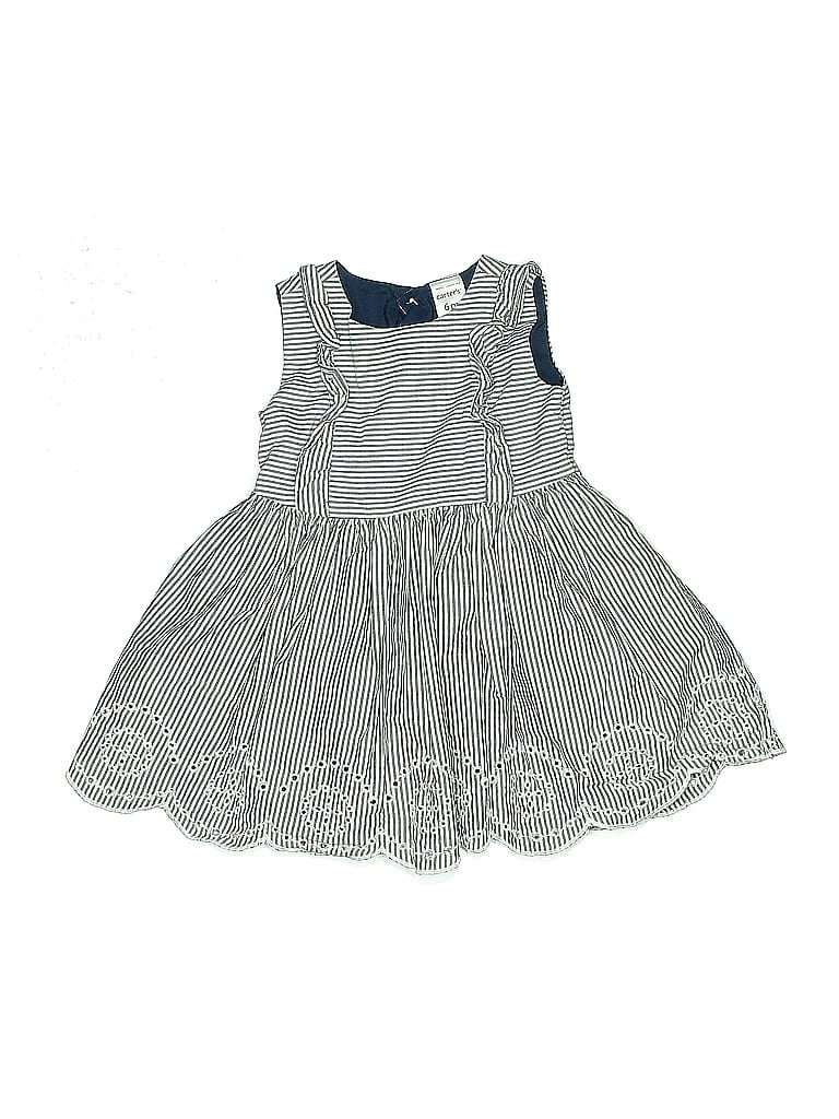 Carter's 100% Cotton Gray Dress 3-6 MO / 6 MO - photo 1