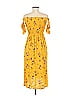 Zaful Yellow Casual Dress Size S - photo 2