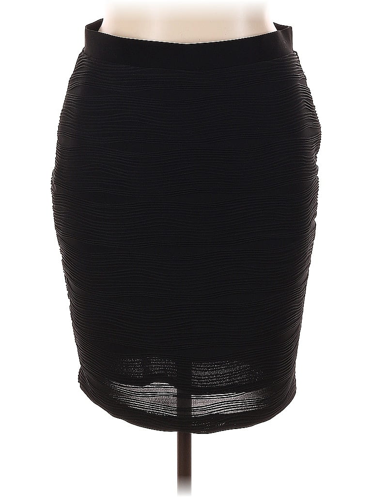 Pre-owned Ny Collection Casual Skirt In Black