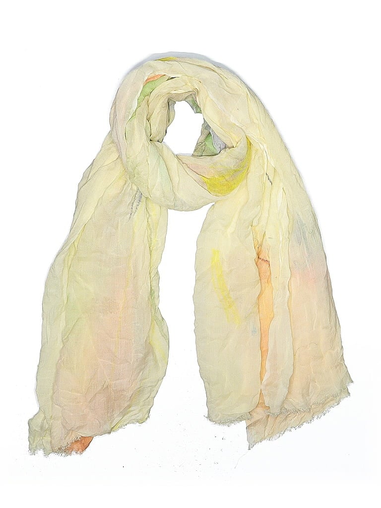 Pre-owned Unbranded Scarf In Yellow