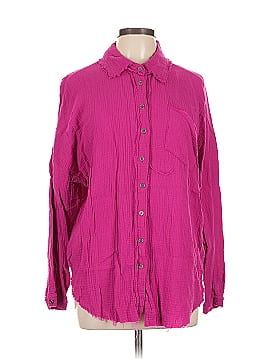 Zenana Long Sleeve Button Down Shirt
