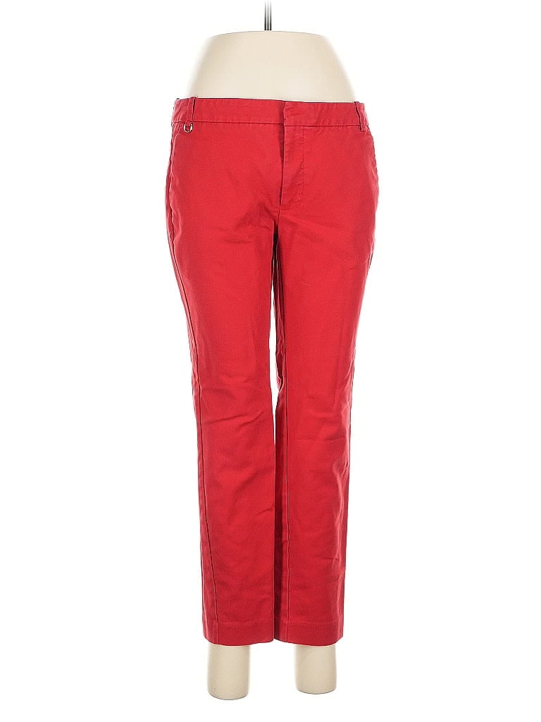 Pre-owned Zara Basic Casual Pants In Red