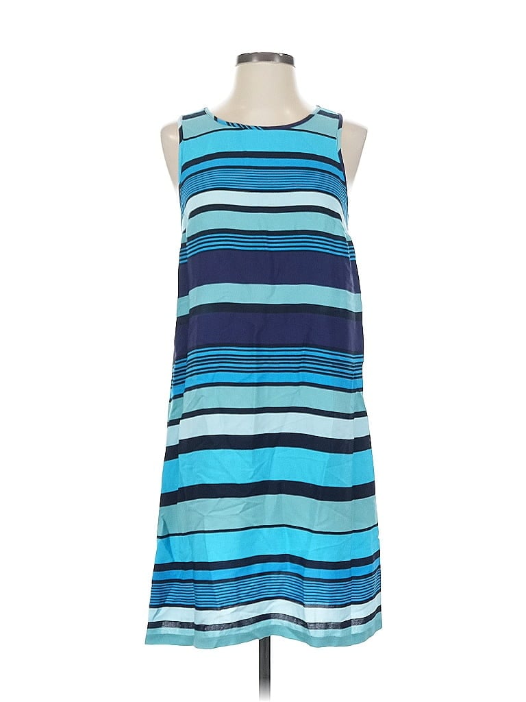 Pre-owned Ann Taylor Loft Outlet Casual Dress In Blue