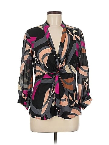 Diane von Furstenberg 3/4 Sleeve Silk Top (view 1)