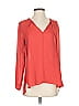 14th & Union Red Long Sleeve Blouse Size XS - photo 1