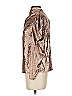 Future Collective 100% Polyester Metallic Silver Sleeveless Blouse Size XXS - photo 4