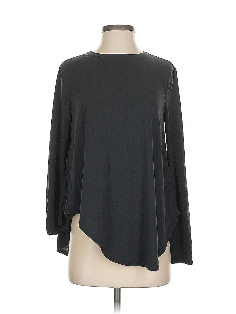 Pre-owned Lululemon Athletica Long Sleeve T-shirt In Gray