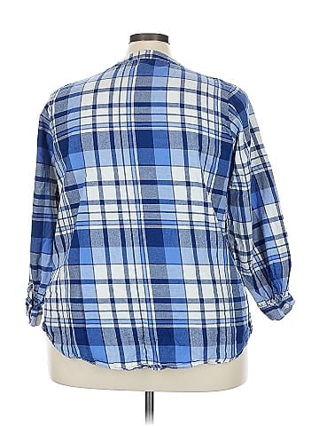 Woman Within 3/4 Sleeve Blouse (view 2)