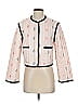 Commense 100% Polyester Print Ivory Pink Jacket Size S - photo 1