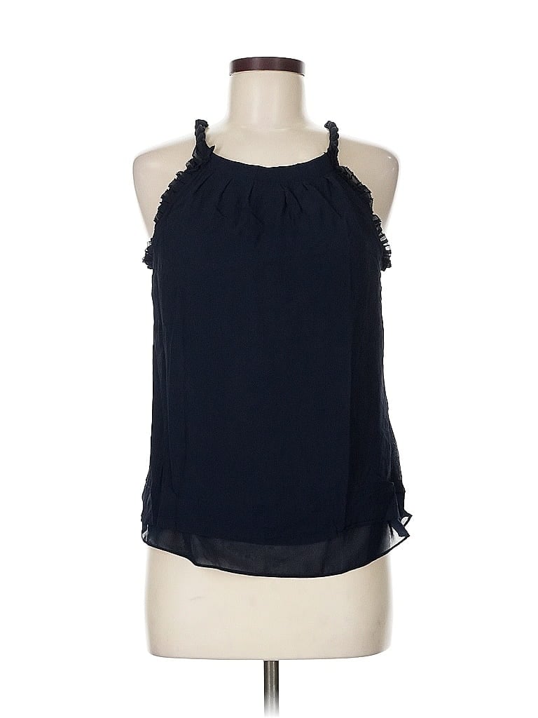 Banana Republic 100% Silk Black Sleeveless Silk Top Size 6 (petite) - photo 1