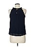Banana Republic 100% Silk Black Sleeveless Silk Top Size 6 (petite) - photo 2