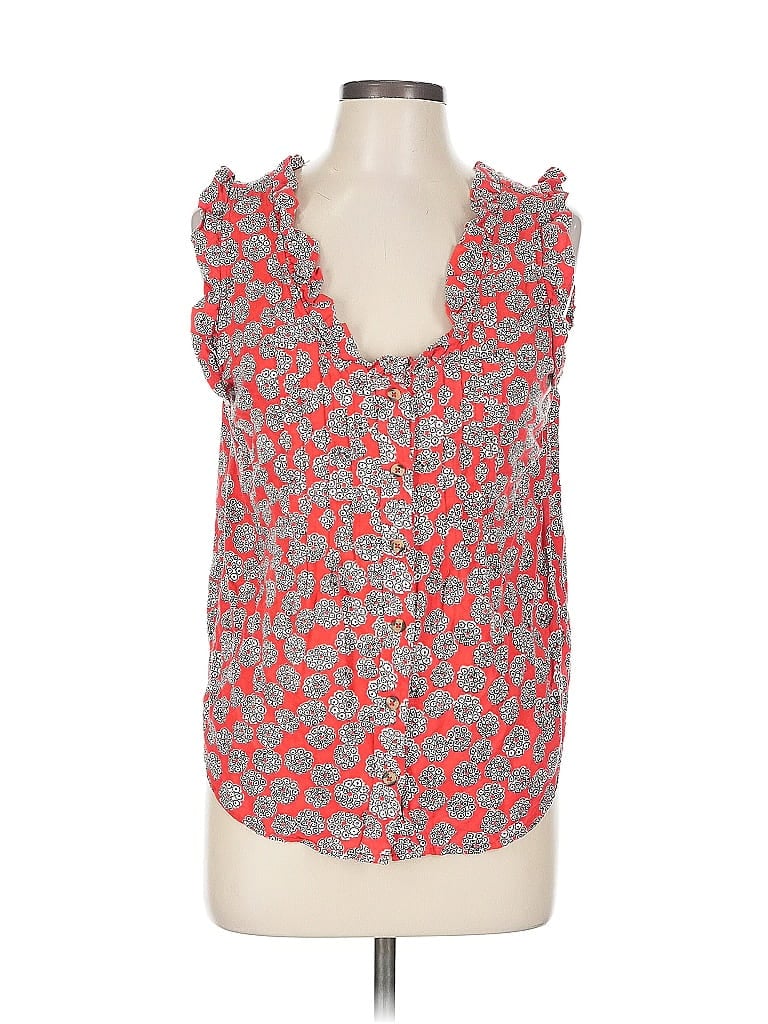 Pre-owned Urban Outfitters Sleeveless Blouse In Red