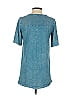 LOGO by Lori Goldstein 100% Cotton Blue Short Sleeve T-Shirt Size XXS - photo 2
